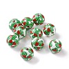 Summer Hawaii Theme Schima Wood European Beads WOOD-G015-02A-1