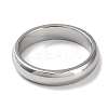 Non-Tarnish 304 Stainless Steel Simple Plain Band Finger Ring for Women Men RJEW-F152-03P-2