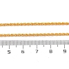 Brass Rope Chains Necklaces for Women NJEW-D302-03G-3