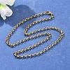 304 Stainless Steel Rolo Chain Necklaces NJEW-F248-21A-G-4