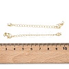 Brass Curb Chain Extender KK-G557-13KCG-3