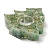 Natural Green Aventurine & Resin Candle Holder Molds DJEW-H012-03C-3