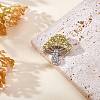 Cubic Zirconia Mushroom Brooch JBR102B-7