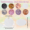 160Pcs 8 Colors Spray Painted Natural Akoya Shell Pendants SHEL-SC0001-38-2