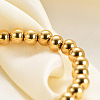 6MM Adjustable 304 Stainless Steel Round Beaded Stretch Bracelets for Women LS-UQ9222-1-5