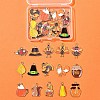 30Pcs 15 Styles Thanksgiving Day Alloy Enamel Pendants ENAM-FS0001-98-7
