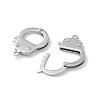 304 Stainless Steel Handcuff Clasps STAS-D009-02-3