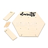 Poplar Wood Donut Rack Supplies Display DJEW-H006-02A-2