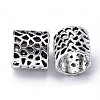 Tibetan Style Hollow Alloy European Beads X-TIBE-S319-124AS-RS-1