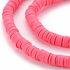 Handmade Polymer Clay Bead Strands CLAY-T002-6mm-45-3