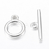 Alloy Toggle Clasps TIBE-EA774Y-S-NR-1