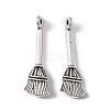 Tibetan Style Zinc Alloy Broom Pendants LS-X-TIBEP-R334-317AS-RS-1