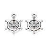 Tibetan Style Alloy Pendants TIBEP-T053-10AS-1