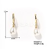 Elegant French Style Fashion Imitation Pearl Hoop Earrings for Women with Shiny Design BD2550-3-1