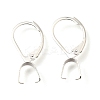 Ion Plating(IP)  304 Stainless Steel Leverback Earring Findings STAS-U025-01S-01-1