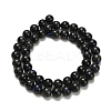 Natural Black Labradorite Beads Strands G-L642-B15-8mm-3