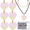 Valentine's Day DIY Pendant Necklaces Making Kits DIY-BBC0002-15B-1