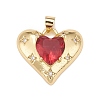Brass Micro Pave Cubic Zirconia Pendants KK-A161-32G-A-1