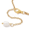Natural Cultured Freshwater Pearl Link Bracelets BJEW-JB12504-4