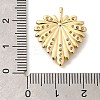Rack Plating Brass Micro Pave Cubic Zirconia Pendants KK-M296-11G-3