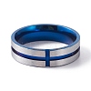 201 Stainless Steel Plain Band Rings RJEW-TAC0002-006C-BLP-2