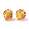 Resin Imitation Amber Beads LS-X-RB660Y-8mm-2-2