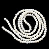 Electroplate Opaque Glass Beads Strands EGLA-K014-A-B01-3