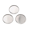 Non-Tarnish 316 Surgical Stainless Steel Cabochon Tray Settings STAS-I187-06B-P-1