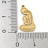 Mother's Day 201 Stainless Steel Pendants STAS-H188-01B-G-3