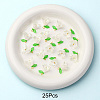 50Pcs Transparent Acrylic Pendants PALLOY-FS00038-03-4
