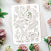 Plastic Drawing Painting Stencils Templates DIY-WH0396-468-3