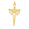 201 Stainless Steel Big Pendants LS-X-STAS-E175-05G-1