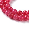 Dyed Natural Malaysia Jade Beads Strands G-G021-02A-08-3