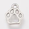 Tibetan Style Alloy Charms TIBE-S306-10AS-RS-1