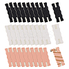 30Pcs 3 Colors PU Imitation Leather Necklace Display Cards CDIS-OC0001-12-1