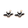 Halloween Theme Alloy Enamel Pendants PALLOY-N176-43-RS-1