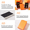 Rectangle Cardboard Paper Jewelry Box CON-TAC0015-01G-5
