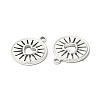 Non-Tarnish 304 Stainless Steel Pendants STAS-L268-013P-3