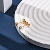 304 Stainless Steel Micro Pave Cubic Zirconia Stud Earrings EJEW-P299-01A-G-3
