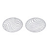 Non-Tarnish 201 Stainless Steel Filigree Pendants LS-X-STAS-S118-061-2