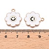 Alloy Enamel Pendants ENAM-T020-55B-3