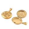 316 Stainless Steel Locket Pendants STAS-K321-17G-2
