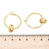 Brass Twist Hoop Earrings for Women EJEW-L297-01A-G-5
