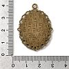 Zinc Alloy Pendant Settings for Cabochon & Rhinestone LS-PALLOY-A15257-AB-FF-3