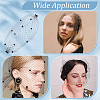 Nylon Fascinator Mesh Face Veil OHAR-WH0034-09A-01-6