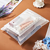 32Pcs 4 Styles Frosted PE Jewelry Zip Top Storage Bags ABAG-TA0001-30-7