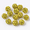 Pave Disco Ball Beads RB-T017-02-22-1