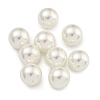 Baking Paint Pearlized Glass Pearl Round Beads HY-S004-01B-1