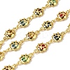Brass Flat Round Link Chains CHC-H114-04G-1