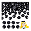 Acrylic Half Round Beads OACR-PH0004-63A-6